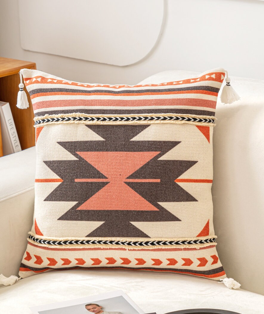 WILDIVORY Decorative Throw Pillow Covers for Couch, Boho Pillow